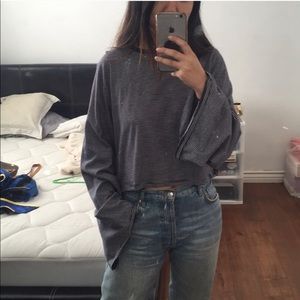 Asos - Oversized Cropped Long Sleeve